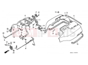 HONDA PC800 Pacific Coast 1996 F-40 TRUNK LID