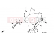 HONDA PC800 Pacific Coast 1996 F-9 FRONT FENDER