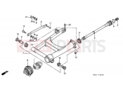 HONDA PC800 Pacific Coast 1996 F-25 SWINGARM/PROPELLER SHAFT