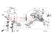 HONDA FJS400D7 ED SILVER WING 400 2007 E-19 THROTTLE BODY