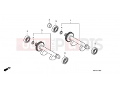 HONDA FJS400D7 ED SILVER WING 400 2007 E-18 BALANCER
