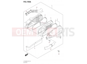 SUZUKI UK110 M0 (2020) Address (P02,P19,DE1214L) 155A - AIR CLEANER