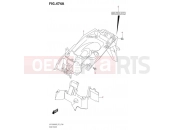 SUZUKI UK110 M0 (2020) Address (P02,P19,DE1214L) 474A - REAR FENDER