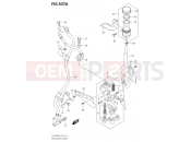 SUZUKI UK110 M0 (2020) Address (P02,P19,DE1214L) 537A - FRONT MASTER CYLINDER