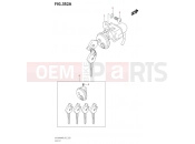SUZUKI UK110 M0 (2020) Address (P02,P19,DE1214L) 352A - LOCK SET (UK110NMM0 P02)