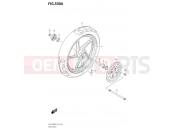 SUZUKI UK110 M0 (2020) Address (P02,P19,DE1214L) 530A - FRONT WHEEL