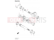 SUZUKI UH125 M0 (2020) Burgman (P2,P19,C81324L) 211A - TRANSMISSION (2)