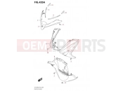 SUZUKI UH125 M0 (2020) Burgman (P2,P19,C81324L) 435A - FRONT LEG SHIELD