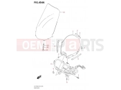 SUZUKI UH125 M0 (2020) Burgman (P2,P19,C81324L) 454A - WINDSCREEN