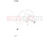 SUZUKI UH125 M0 (2020) Burgman (P2,P19,C81324L) 460A - FRONT FENDER