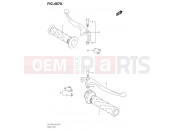 SUZUKI UH125 M0 (2020) Burgman (P2,P19,C81324L) 467A - HANDLE LEVER