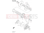 SUZUKI UH125 M0 (2020) Burgman (P2,P19,C81324L) 210A - TRANSMISSION (1)