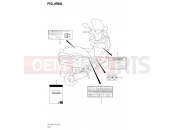 SUZUKI UH125 M0 (2020) Burgman (P2,P19,C81324L) 496A - LABEL (UH125AM0 P02)