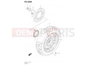 SUZUKI UH125 M0 (2020) Burgman (P2,P19,C81324L) 550A - REAR WHEEL