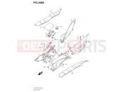 SUZUKI UH125 M0 (2020) Burgman (P2,P19,C81324L) 440A - REAR LEG SHIELD