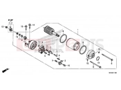 HONDA Africa Twin CRF1100AL 2020 E-13 STARTER MOTOR