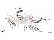 HONDA Africa Twin CRF1100AL 2020 F-7-10 KNUCKLE GUARD