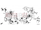 HONDA Africa Twin CRF1100AL 2020 F-4 HANDLE LEVER, SWITCH & CABLE (MT)