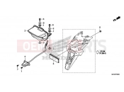 HONDA Africa Twin CRF1100AL 2020 F-36 TAILLIGHT & LICENSE LIGHT