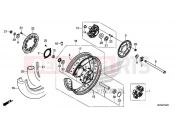 HONDA Africa Twin CRF1100AL 2020 F-19-20 REAR WHEEL