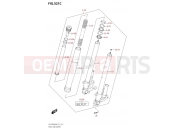SUZUKI GSX-R1000RA & RZA M0 (2020) (E21,DM11GLZ) 521C - FRONT FORK DAMPER (GSX-R1000RZA)