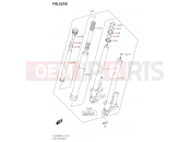SUZUKI GSX-R1000RA & RZA M0 (2020) (E21,DM11GLZ) 521B - FRONT FORK DAMPER (GSX-R1000RA)