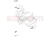 SUZUKI GSX-R1000RA & RZA M0 (2020) (E21,DM11GLZ) 480C - AIR INTAKE PIPE (GSX-R1000A)