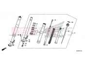 HONDA Africa Twin Adv. Sport CRF1100A2L 2020 F-11 FRONT FORK