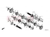 HONDA Africa Twin Adv. Sport CRF1100A2L 2020 E-17 TRANSMISSION