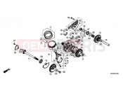 HONDA Africa Twin Adv. Sport ES CRF1100A4L 2020 E-16 CRANKSHAFT & PISTON