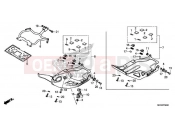 HONDA Africa Twin Adv. Sport ES CRF1100A4L 2020 F-39-30 FRONT SIDE PIPE & SKID PLATE