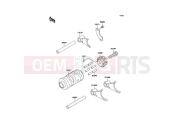 KAWASAKI 2003 Gear Change Drum/Shift Fork(s)