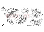 HONDA FJS600D5 ED SILVER WING 2005 E-12 SWINGARM
