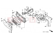HONDA FJS600D5 ED SILVER WING 2005 F-22 AIR CLEANER
