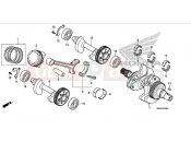 HONDA NC750DJ 2018 CRANKSHAFT/PISTON