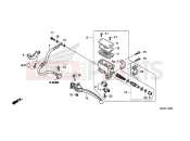 HONDA NC750DJ 2018 REAR BRAKE MASTER CYLINDER