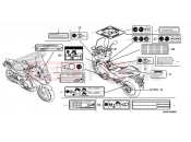 HONDA NC750DJ 2018 CAUTION LABEL