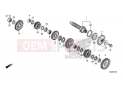 HONDA NC750DJ 2018 TRANSMISSION (COUNTERSHAFT)