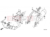 HONDA NC750DJ 2018 EXHAUST MUFFLER