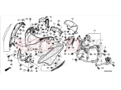 HONDA NC750DJ 2018 FRONT COWL