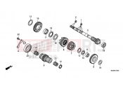 HONDA NC750DJ 2018 TRANSMISSION (MAINSHAFT)