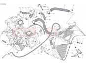 DUCATI Panigale V2 COOLING CIRCUIT [MOD:PANV2]
