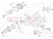 DUCATI Scrambler Urban Enduro VERTICAL CYLINDER HEAD - TIMING