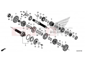 HONDA CBR1000STL CBR1000ST Fireblade 2020 E-17 TRANSMISSION