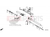 HONDA CBR1000STL CBR1000ST Fireblade 2020 F-7 HANDLE PIPE & TOP BRIDGE