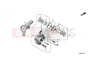 HONDA CBR1000STL CBR1000ST Fireblade 2020 F-17 REAR BRAKE CALIPER