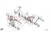 HONDA CBR1000STL CBR1000ST Fireblade 2020 F-33 REAR CUSHION