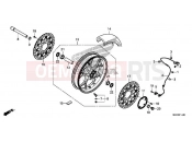 HONDA CBR1000STL CBR1000ST Fireblade 2020 F-14-40 FRONT WHEEL