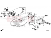HONDA CBR1000STL CBR1000ST Fireblade 2020 F-4 HANDLE LEVER, SWITCH & CABLE
