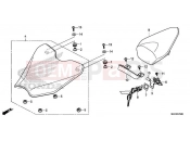 HONDA CBR1000STL CBR1000ST Fireblade 2020 F-23 SEAT